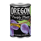 Oregon Fruit Products Purple Plums Whole In Heavy Syrup Full-Size Picture